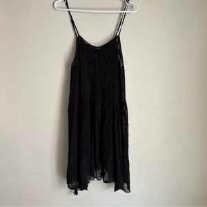 Boho Slip Dress- Black Stars